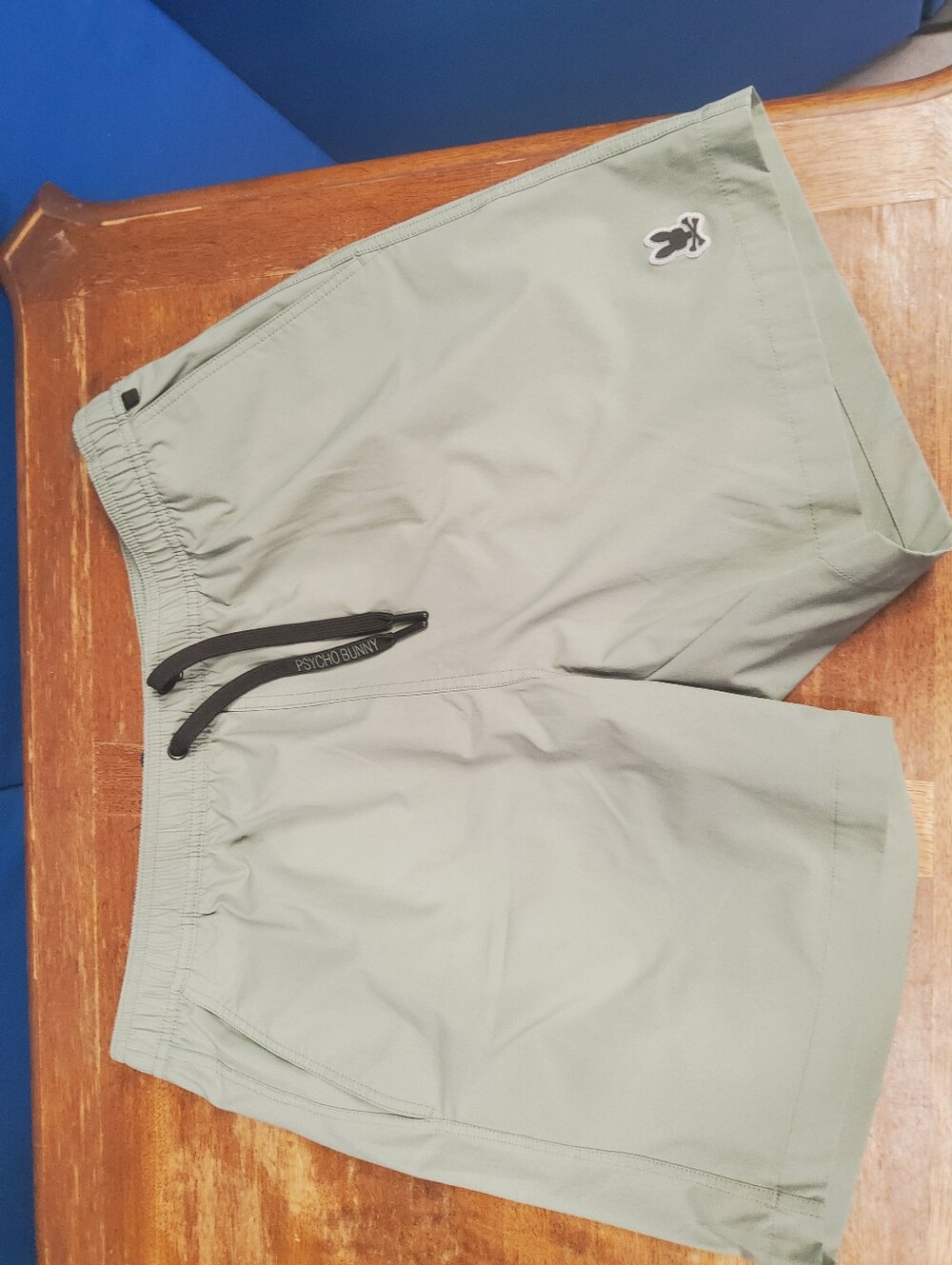 Psycho Bunny Sage Green Samos Swim Shorts Large